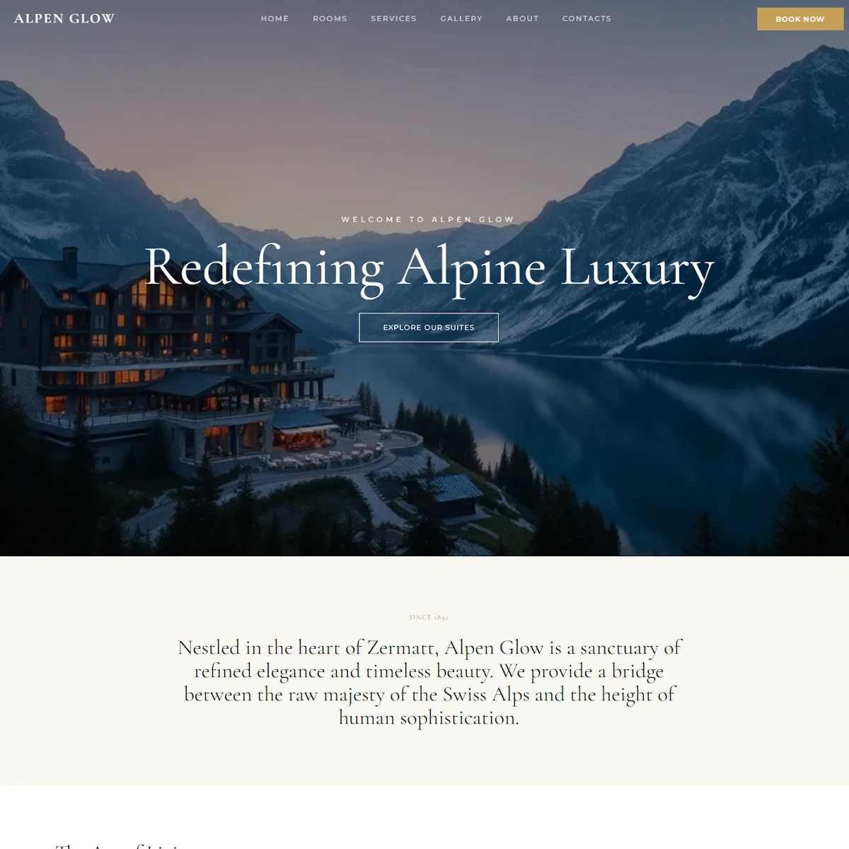 Сайт готелю